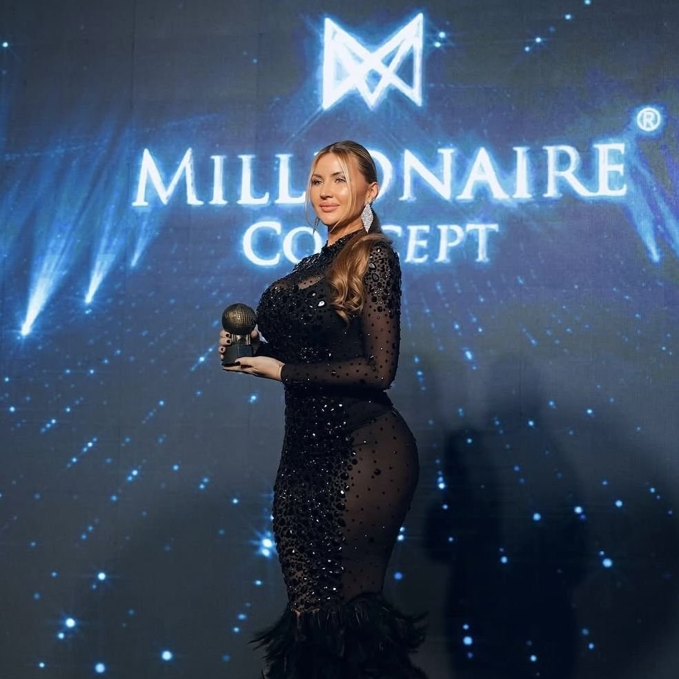 Asja Begović Honored with a Well-Deserved Award at the Millionaire Concept Gala Night